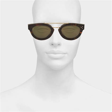 celine sunglasses cl 41043 s|CELINE New Pretty Sunglasses CL 41043/S Tortoiseshell .